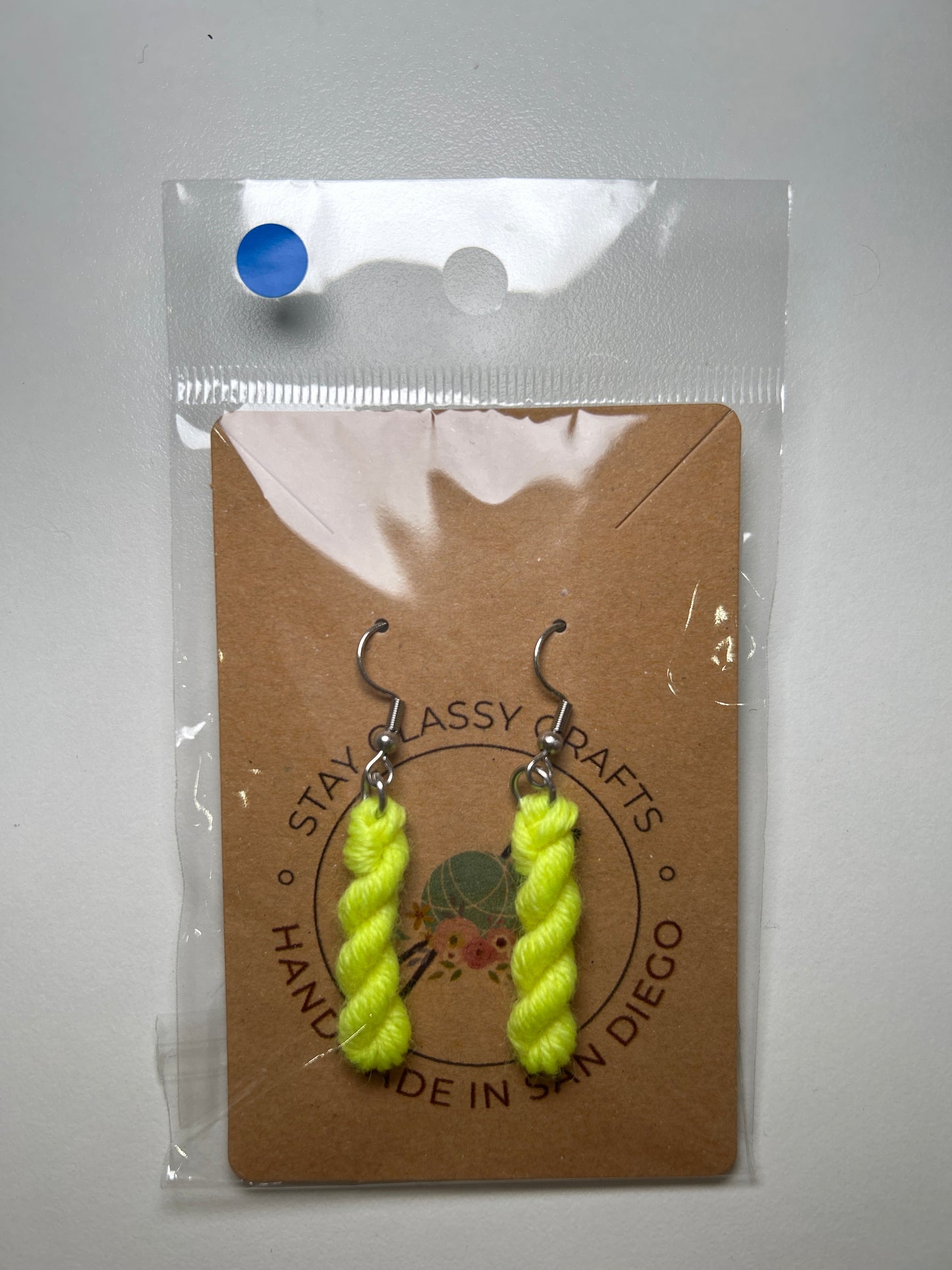 Yarn Skein Earrings