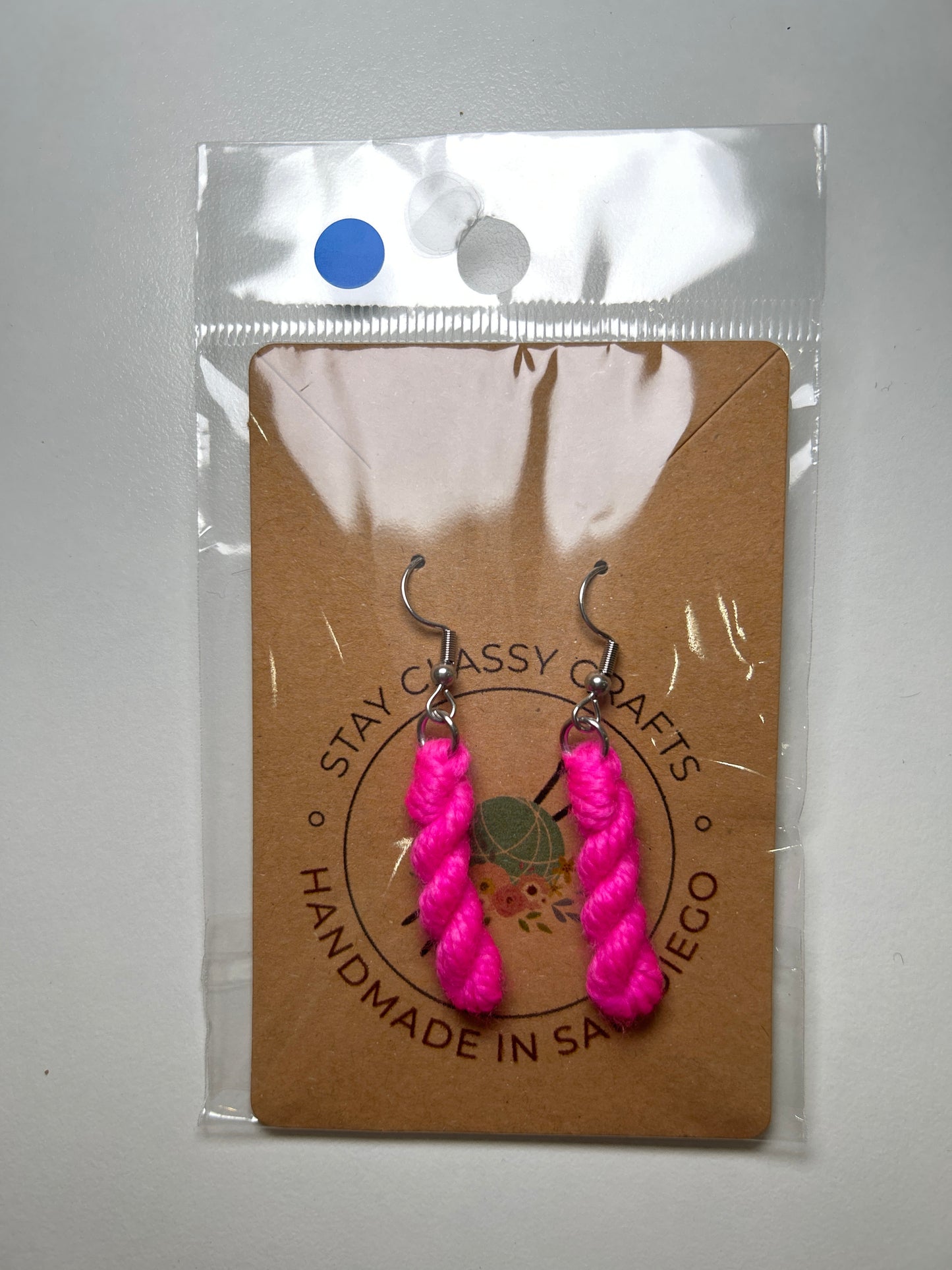 Yarn Skein Earrings