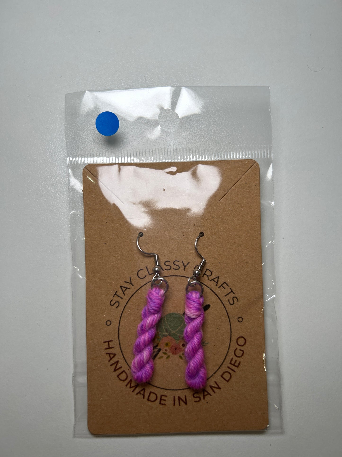 Yarn Skein Earrings