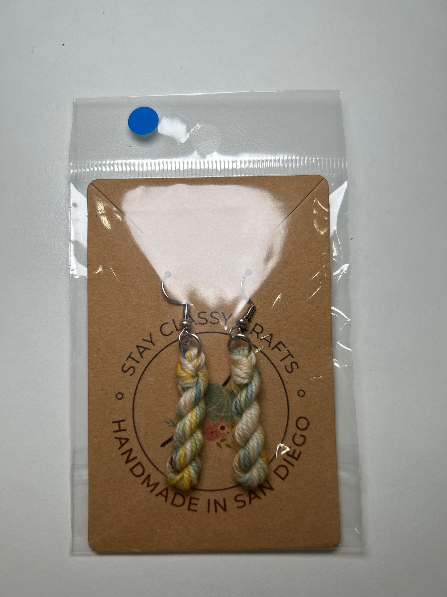 Yarn Skein Earrings