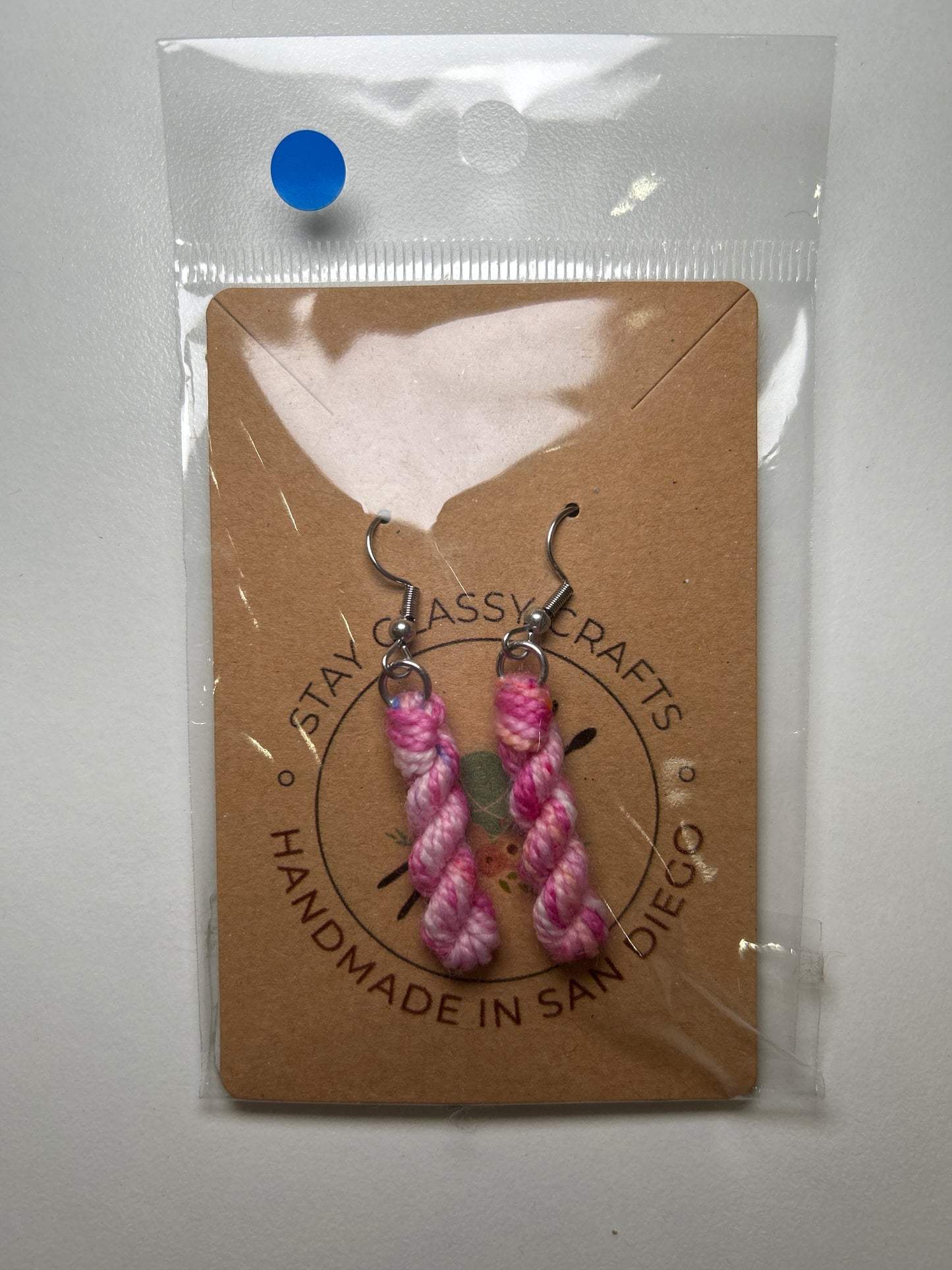 Yarn Skein Earrings