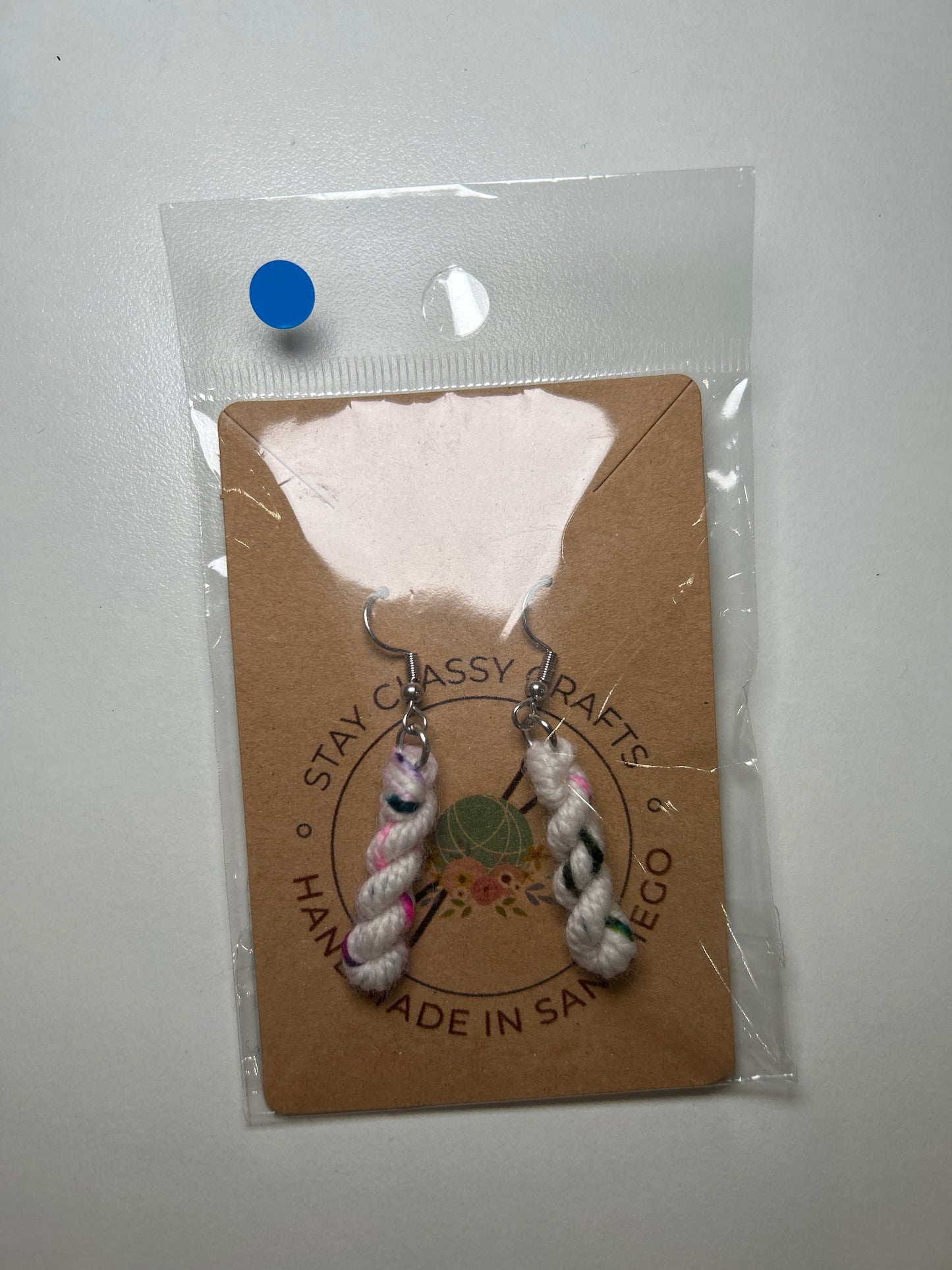 Yarn Skein Earrings