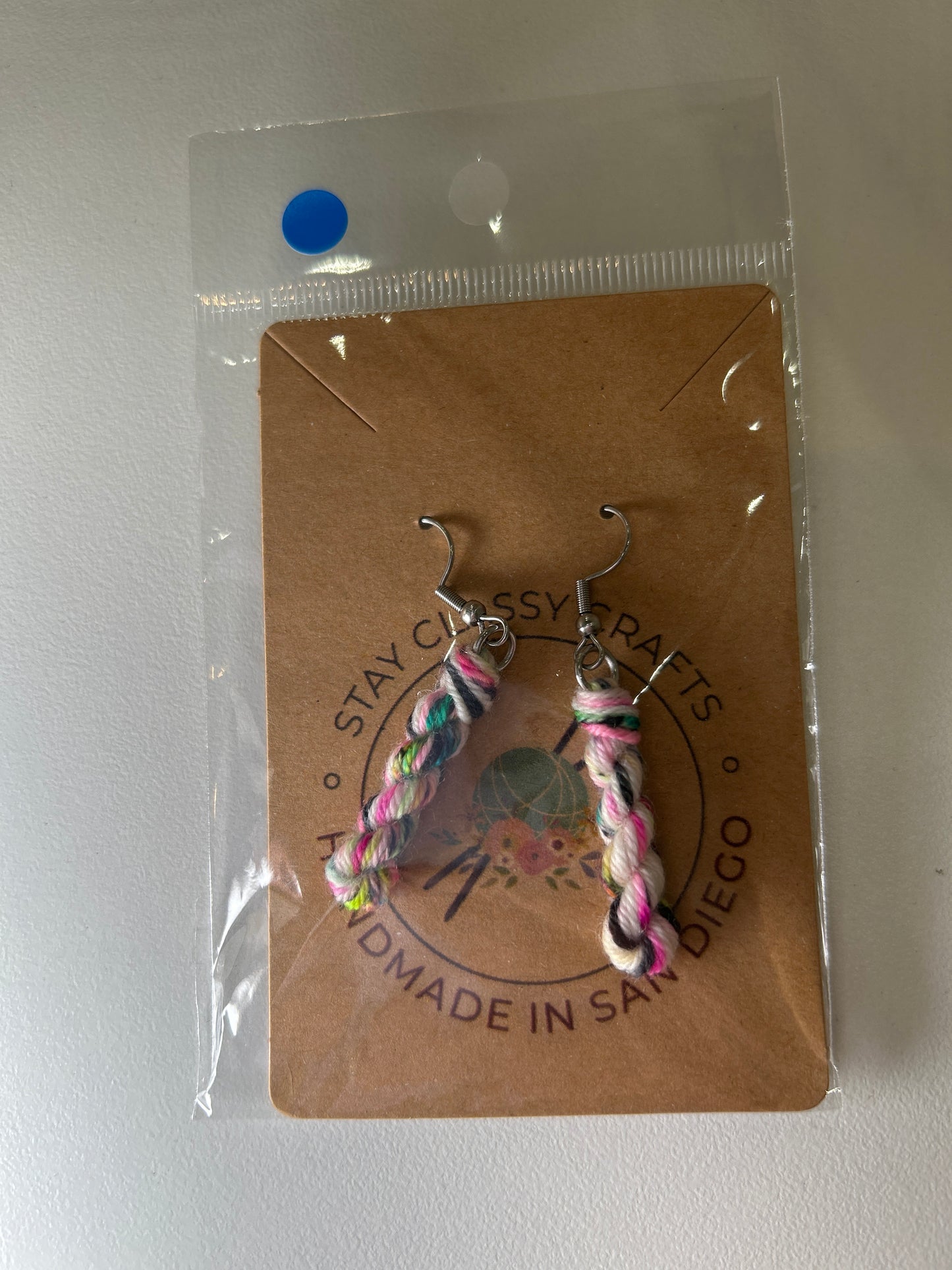 Yarn Skein Earrings