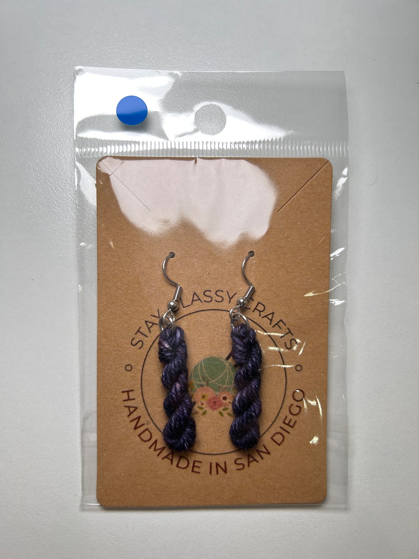 Yarn Skein Earrings