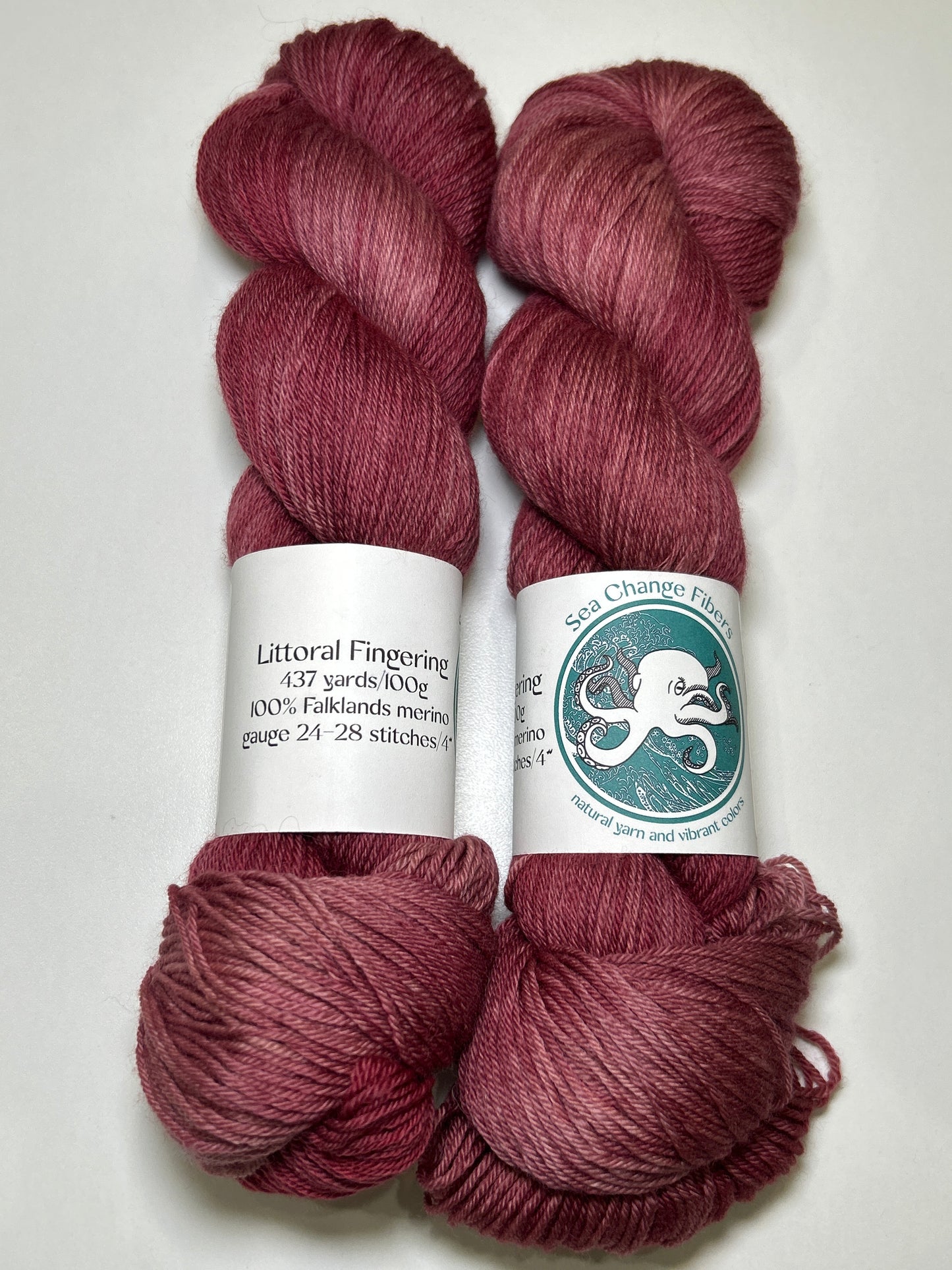 Sea Change Fibers Littoral Fingering ✧ 100% Falklands Merino