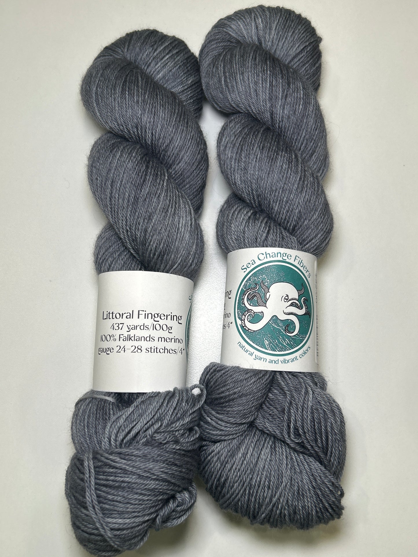 Sea Change Fibers Littoral Fingering ✧ 100% Falklands Merino