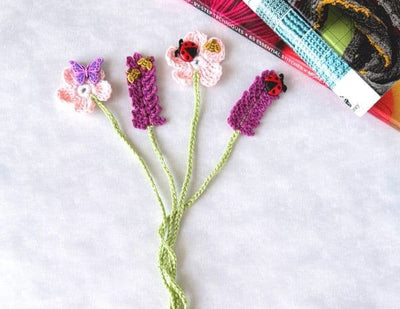 Flower Power Crochet Workshop: Blooming Bookmarks