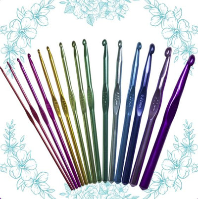 HiyaHiya - 6" Aluminum Crochet Hooks