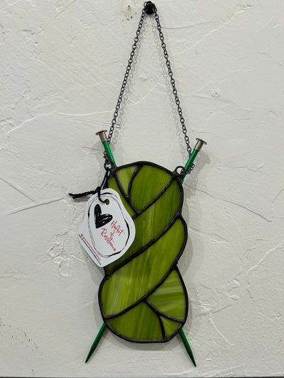Stained Glass Yarn Art by HeArt of Resistance (Small Size)