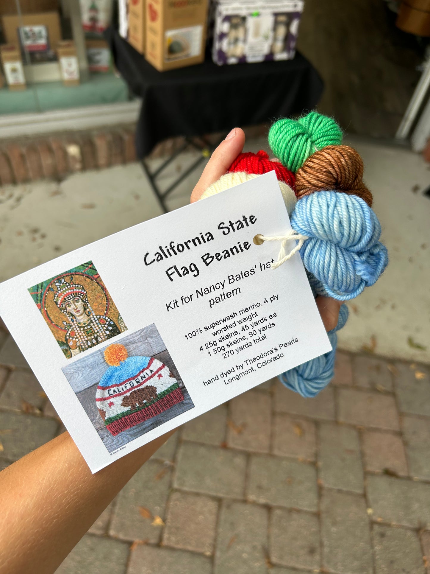 Knitting California Beanie Hat Kits by Nancy Bates