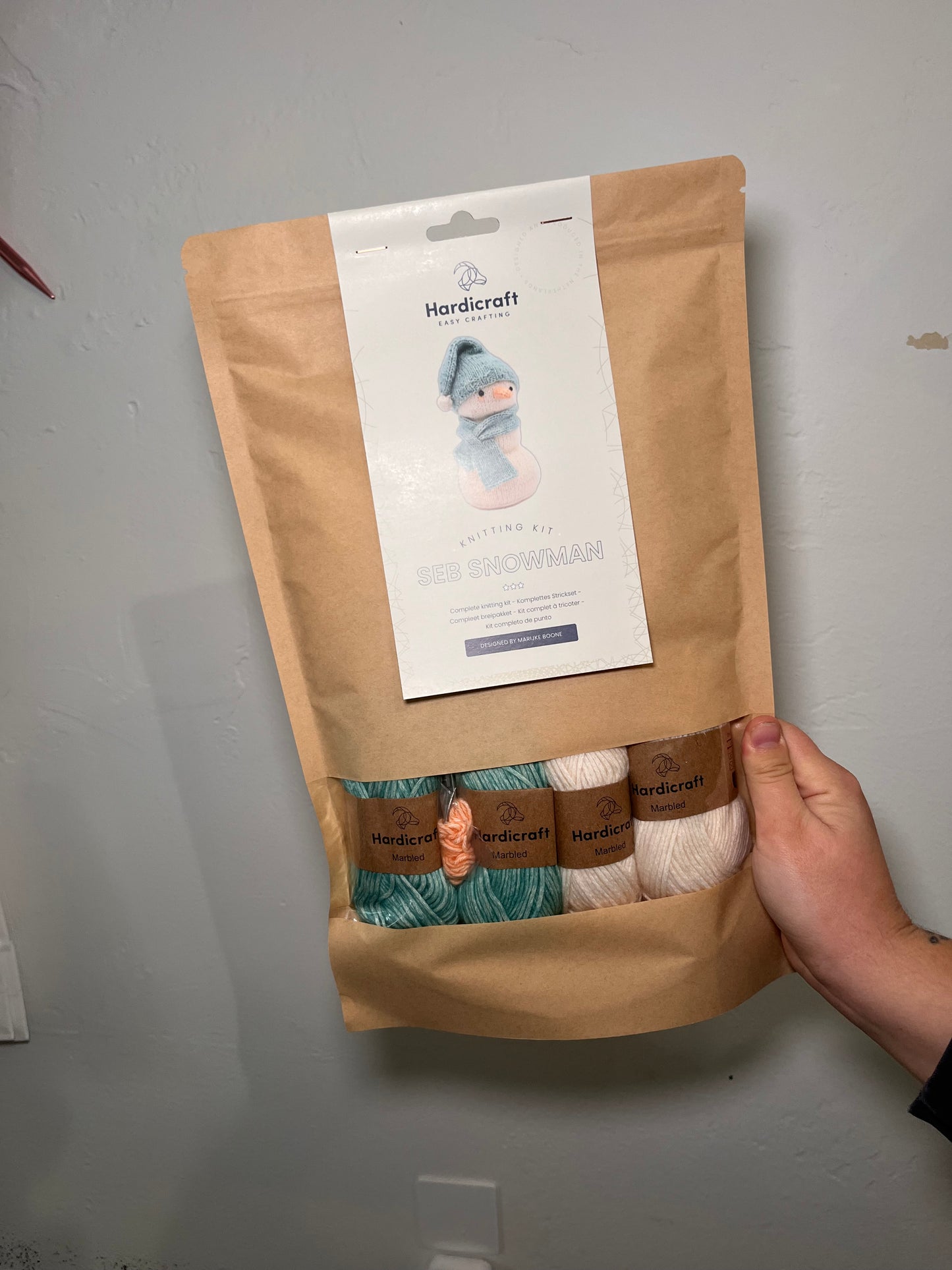 DIY Knitting Kit - Seb Snowman