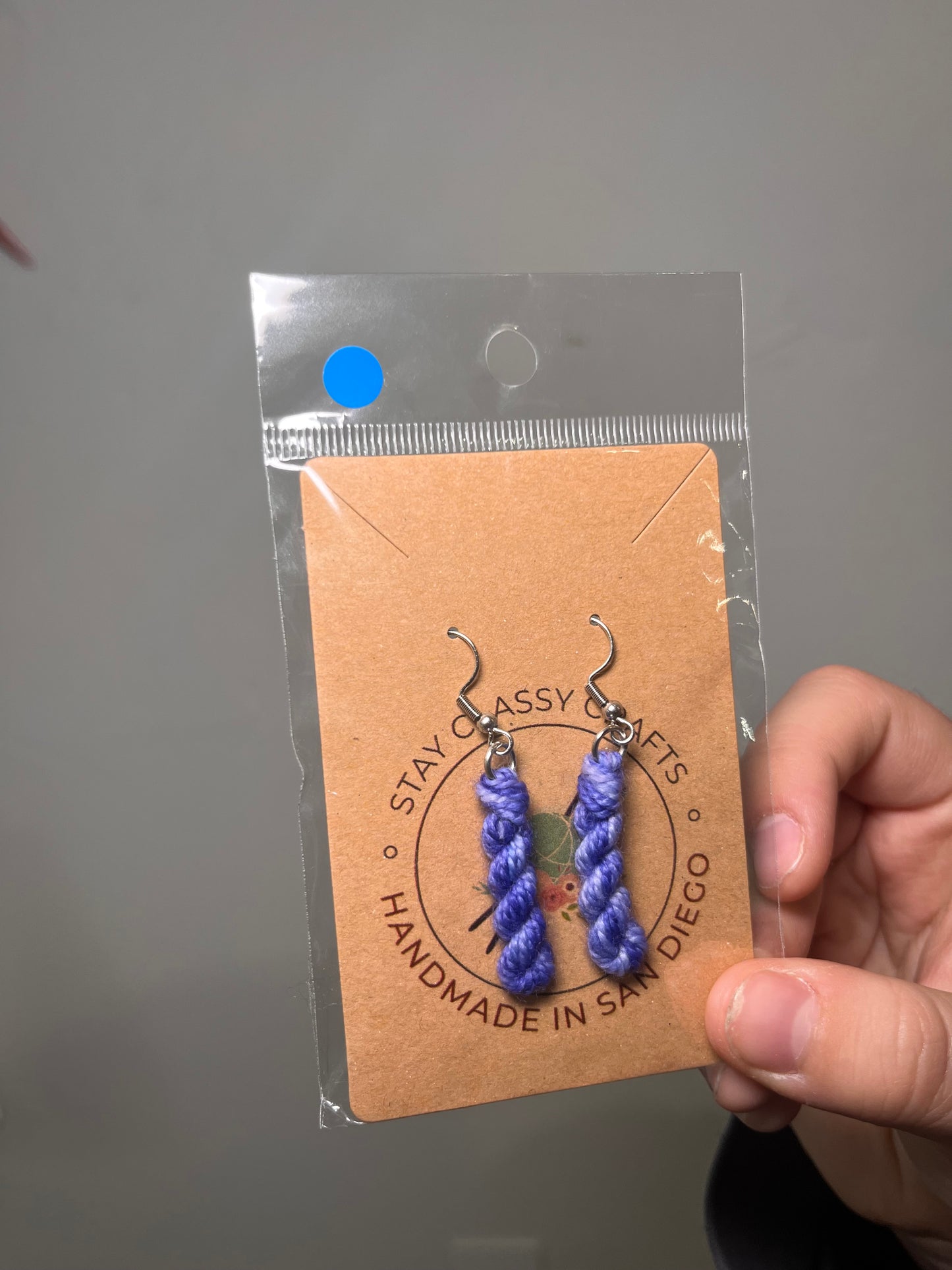 Yarn Skein Earrings