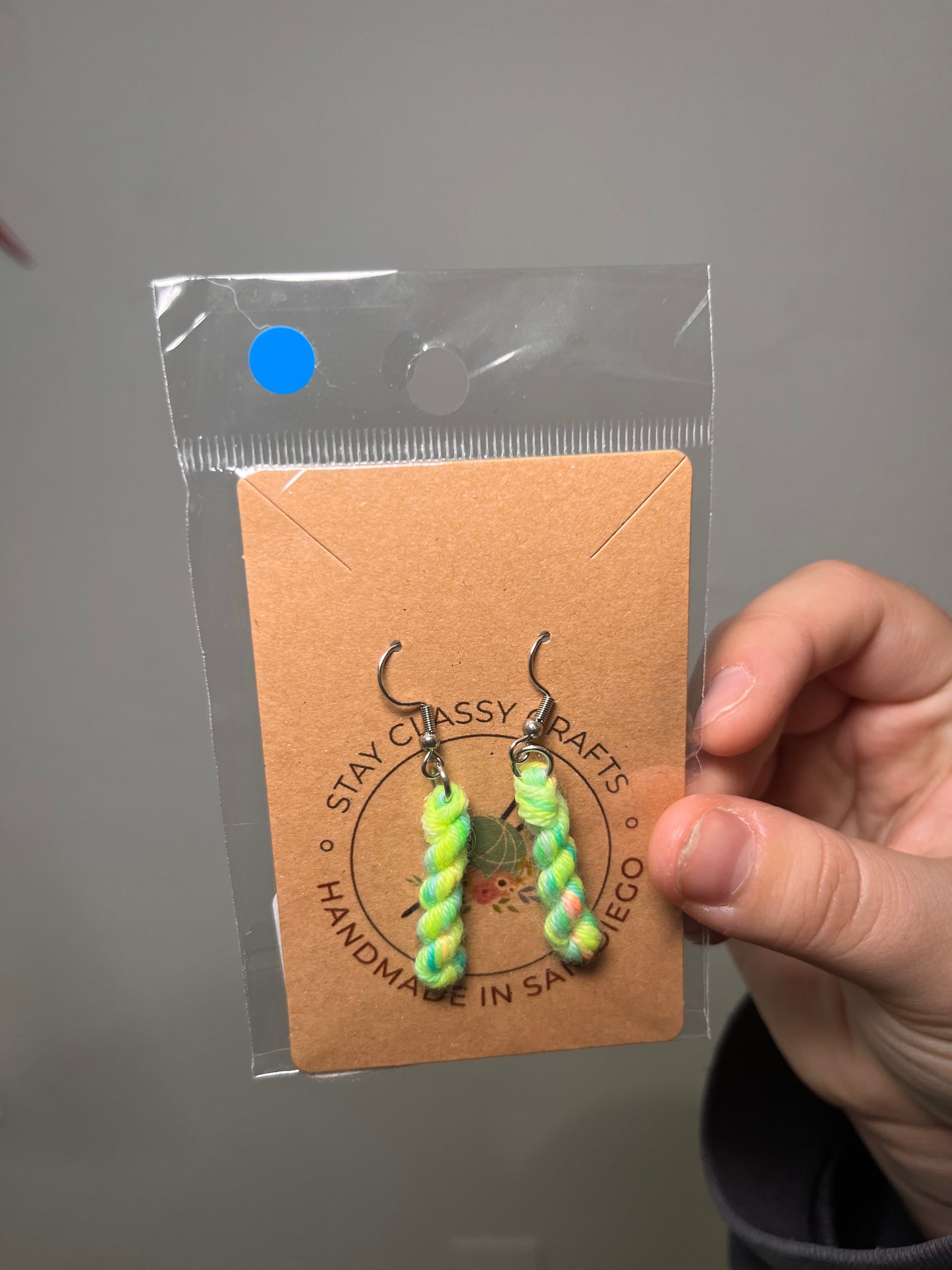 Yarn Skein Earrings