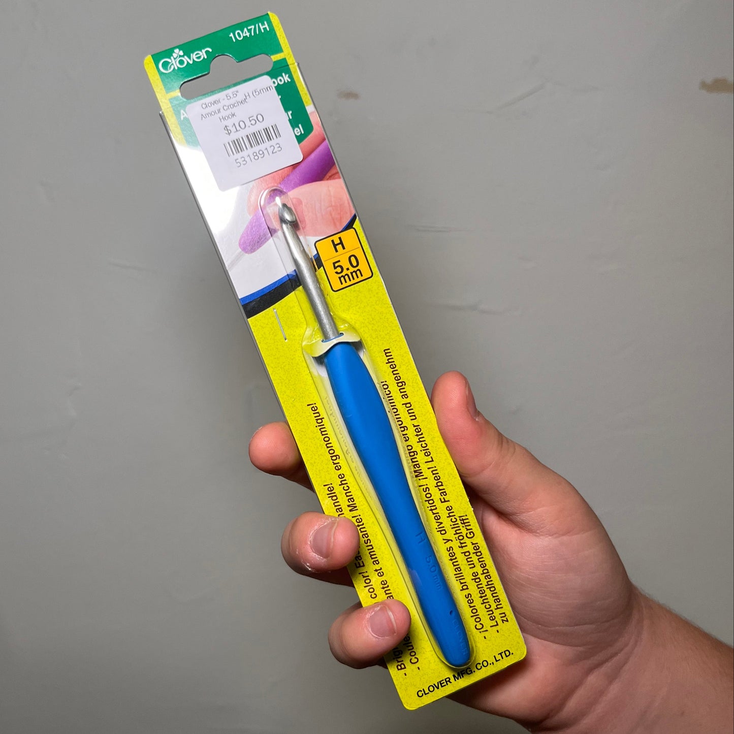 Clover - 5.5" Amour Crochet Hook