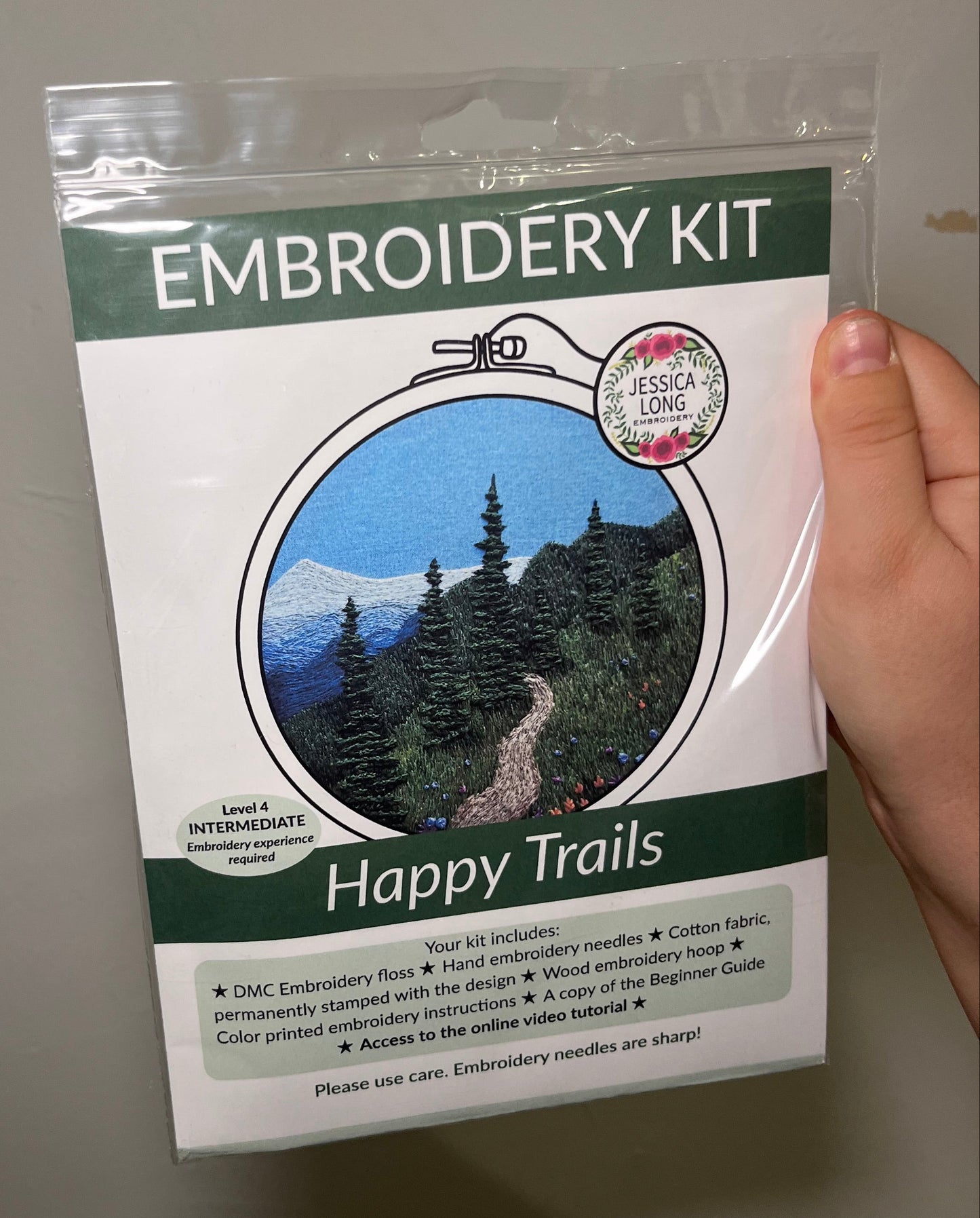 "Happy Trails" Landscape Embroidery Kit