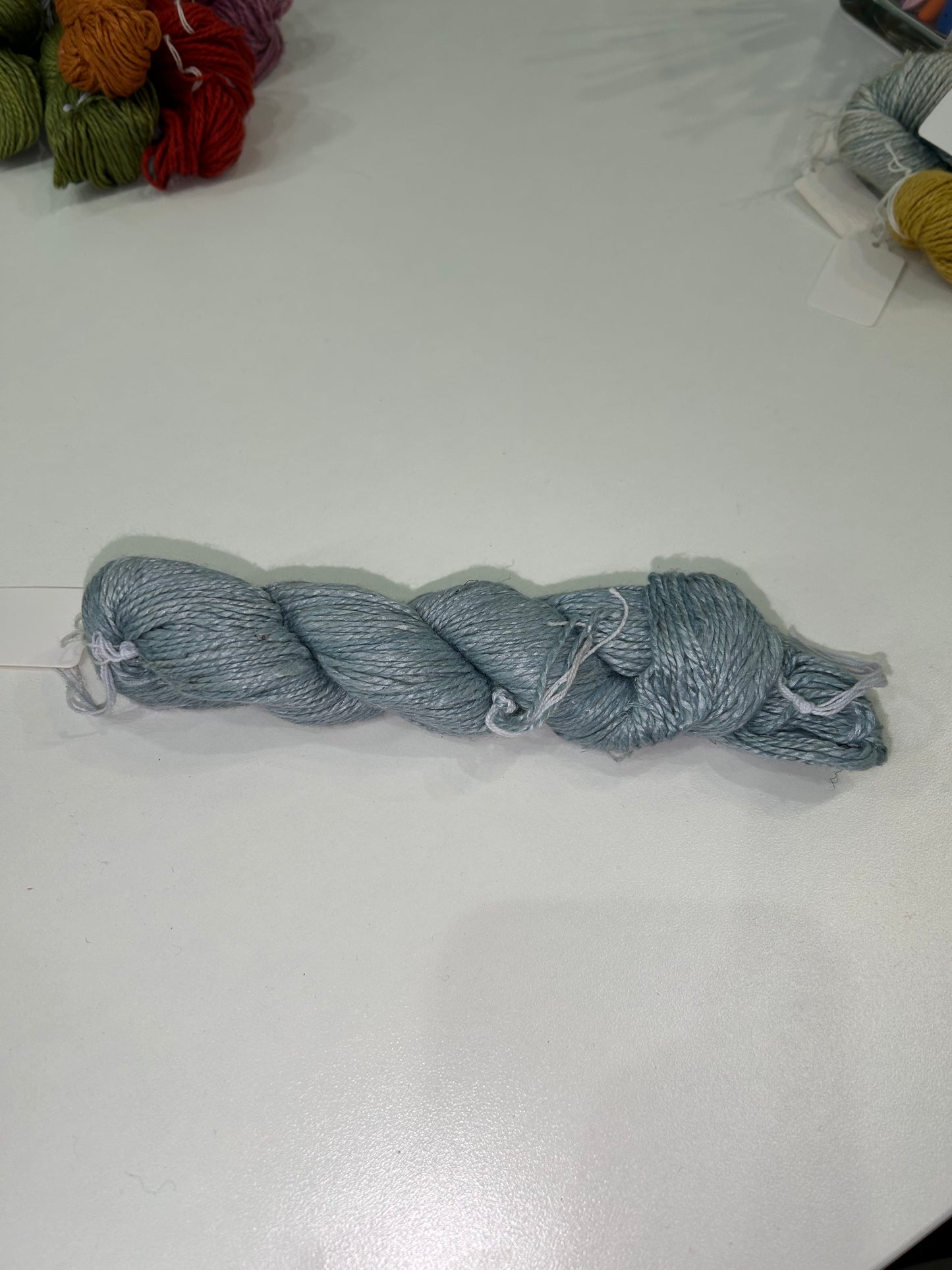 Herbal Dyed Sport Weight Silk - recycled Yarn