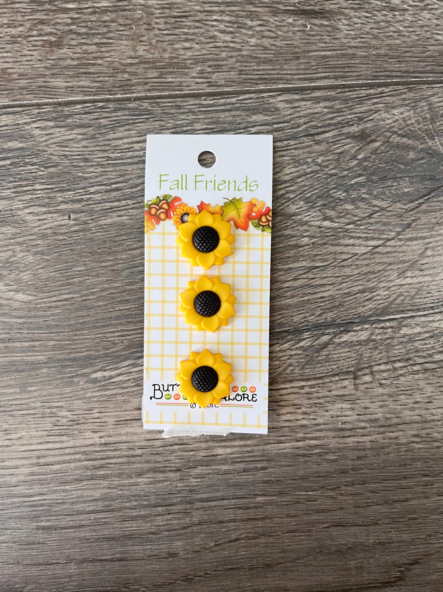 Sunflower Buttons