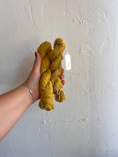 Herbal Dyed Sport Weight Silk - recycled Yarn