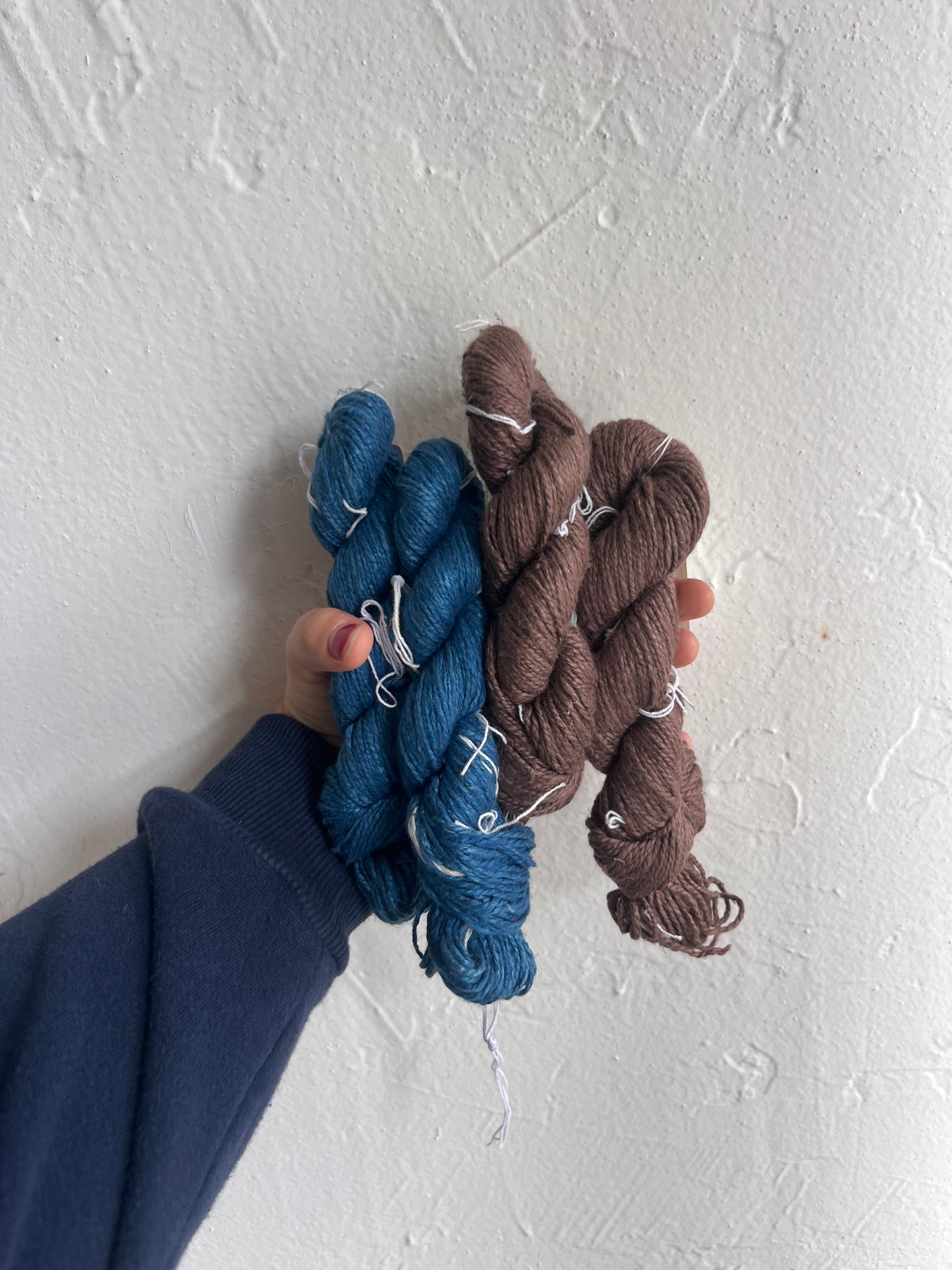 Herbal Dyed Sport Weight Silk - recycled Yarn