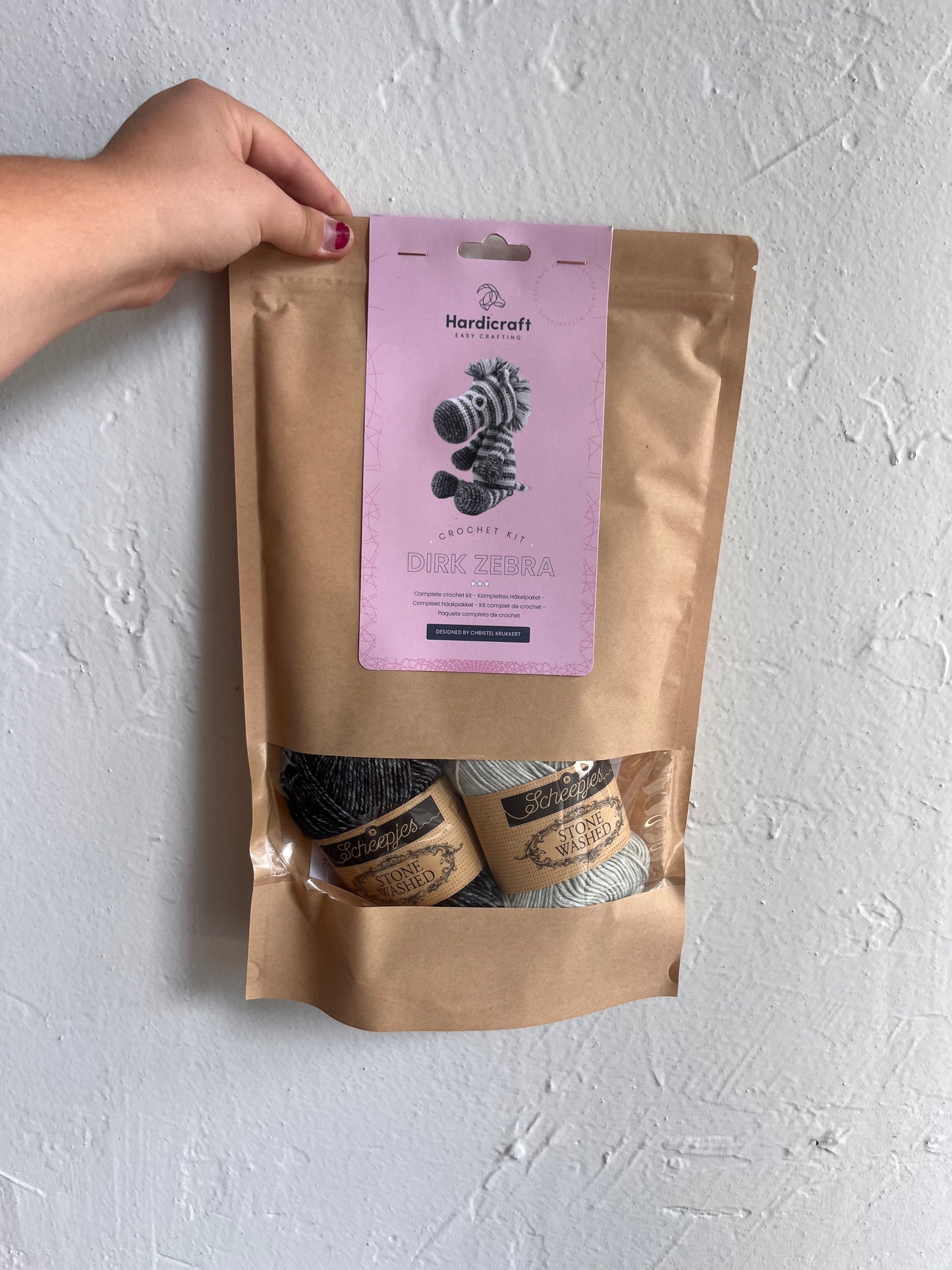 DIY Crochet Kit - Dirk Zebra