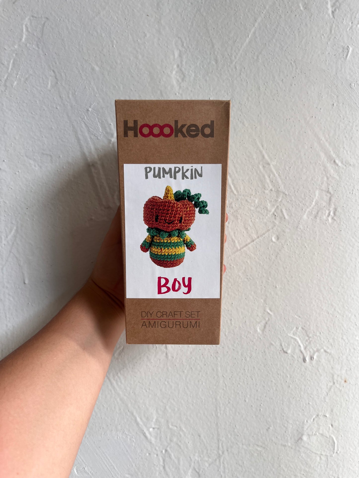 DIY Crochet Kit Pumpkin Boy