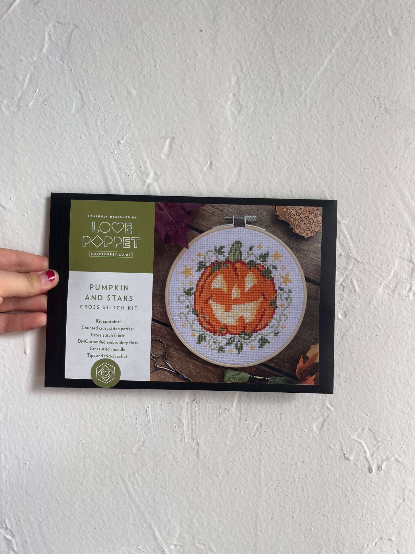 Pumpkin and Stars - Cross Stitch Kit