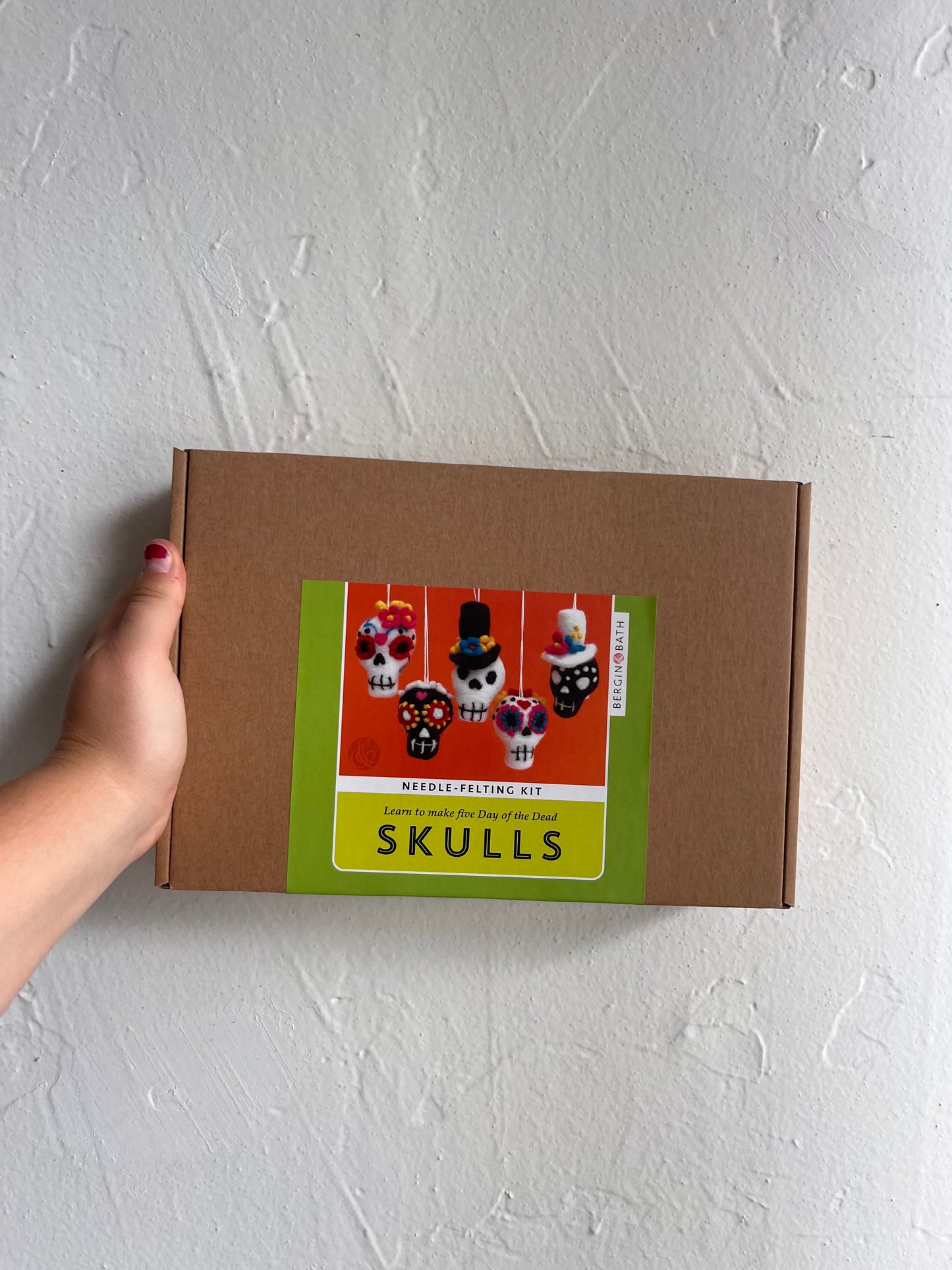 Needle Felting Kit - Sugar Skulls