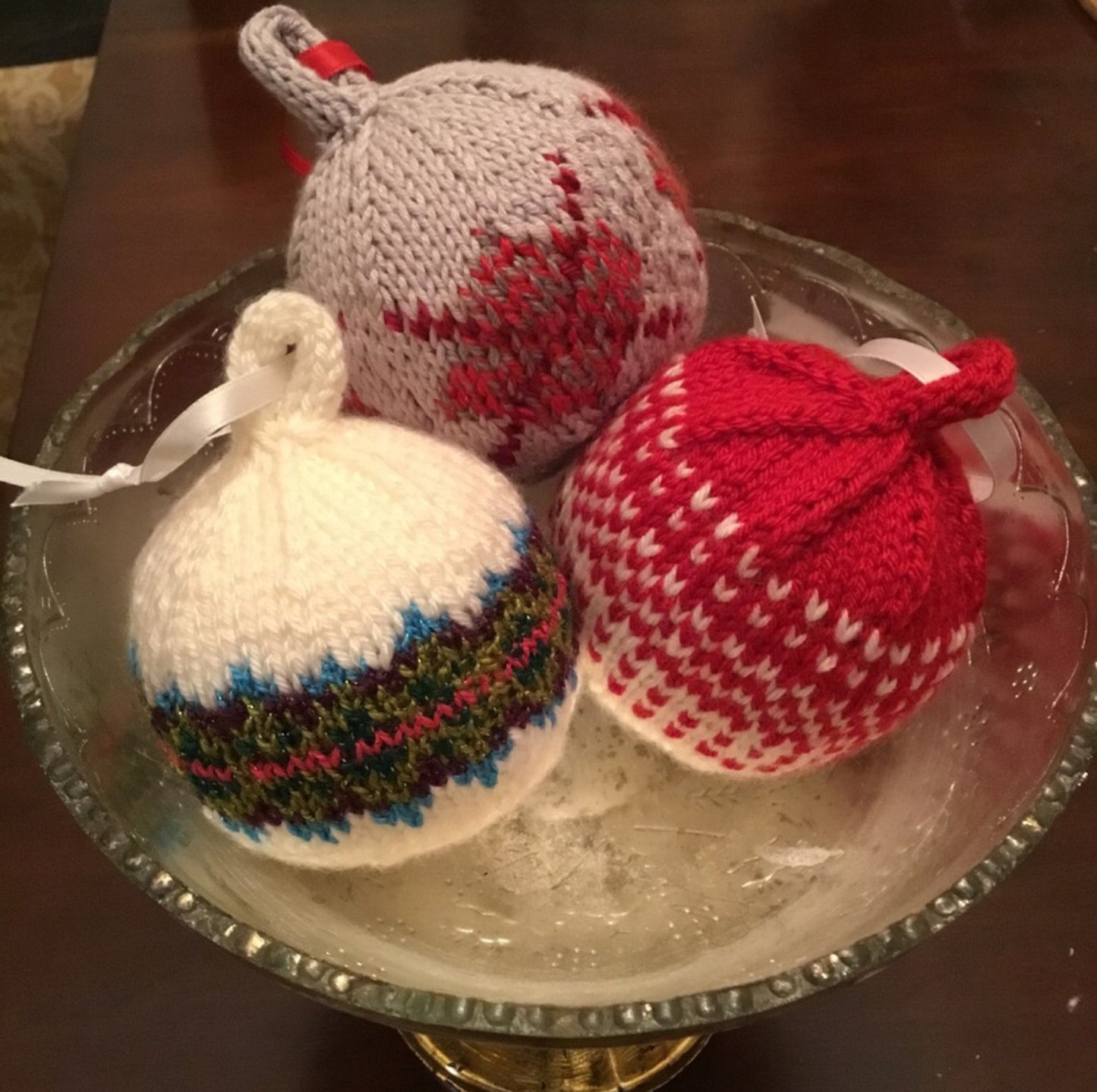 Knitted Holiday Ornaments