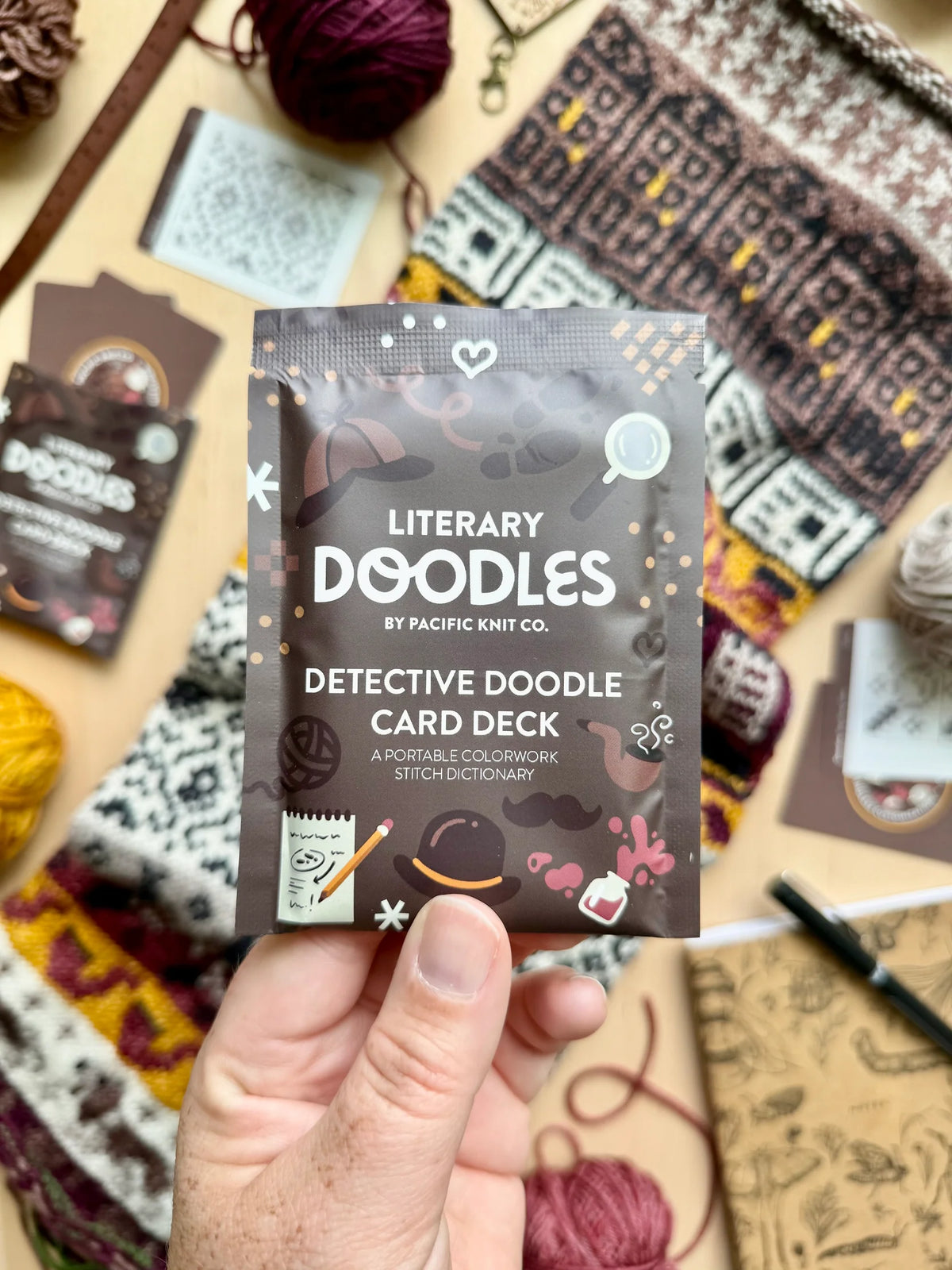 Doodle Knit Card Deck - Destination