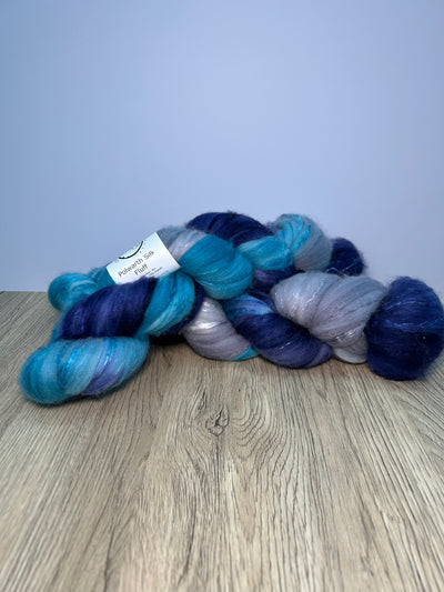 Polwarth Silk Fluff - Hand dyed