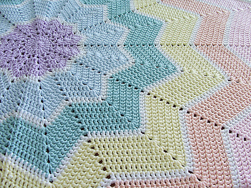 Rainbow Ripple Blanket (Baby to Adult Size) - A Level 2 Crochet Class
