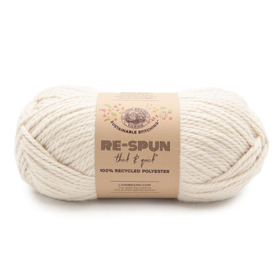 Lion Brand Re-Spun Thick & Quick® - 100% Recycled Polyester