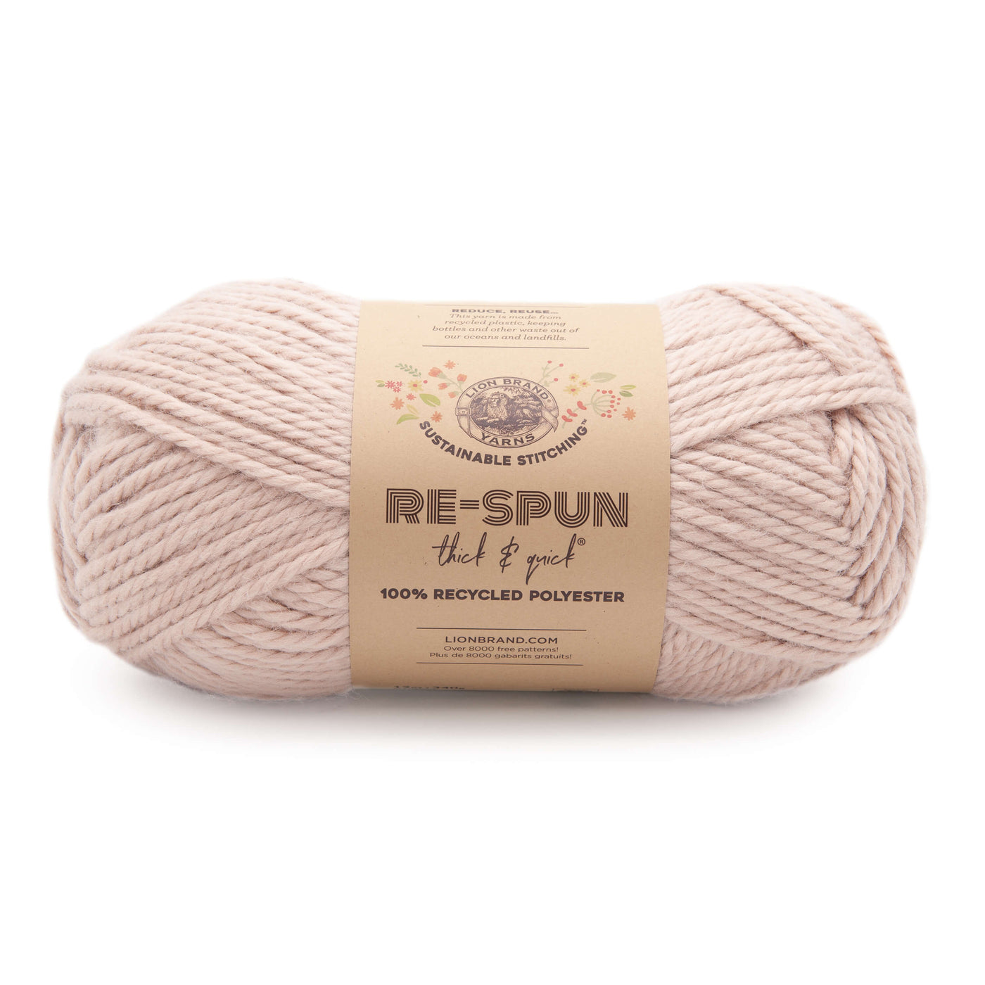 Lion Brand Re-Spun Thick & Quick® - 100% Recycled Polyester
