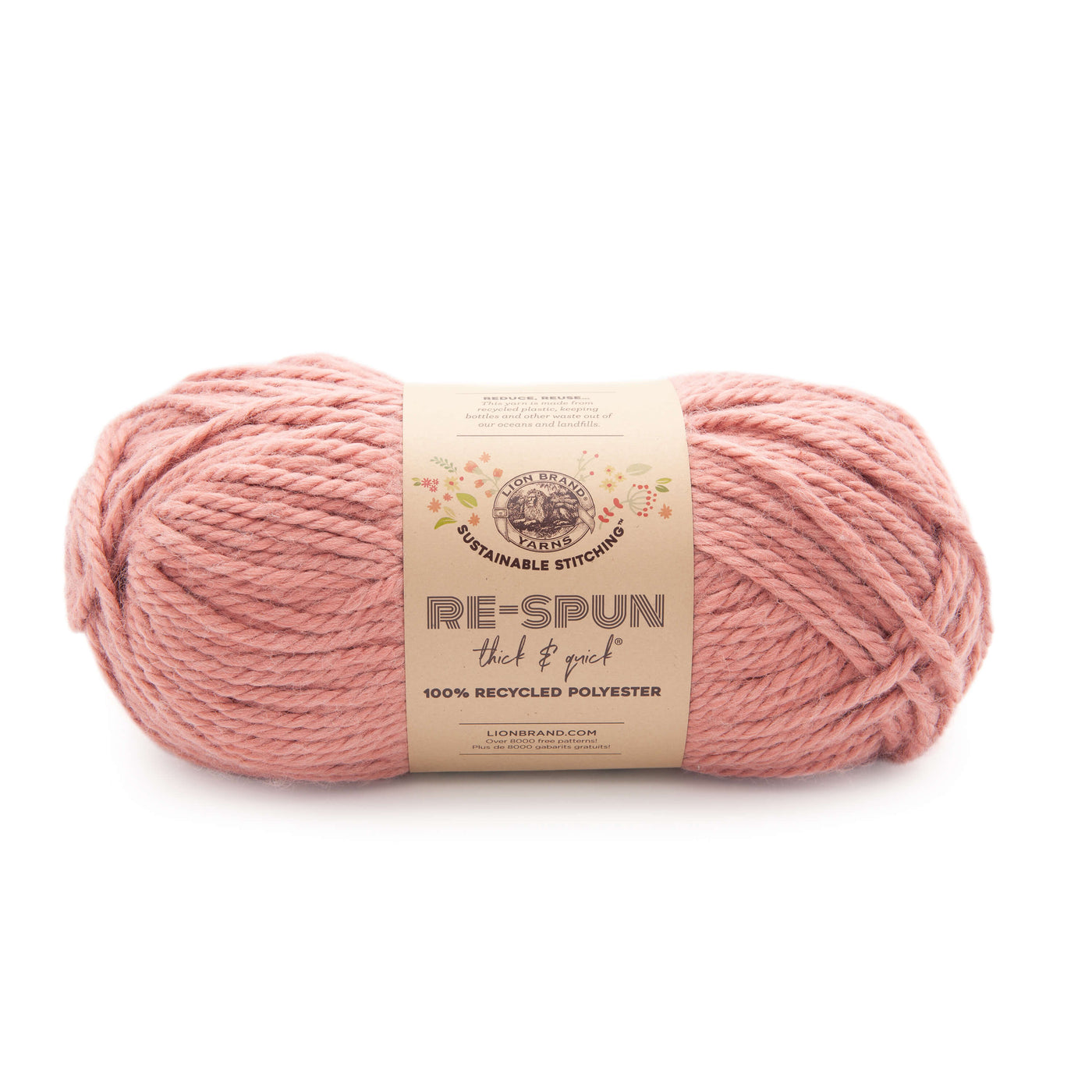 Lion Brand Re-Spun Thick & Quick® - 100% Recycled Polyester