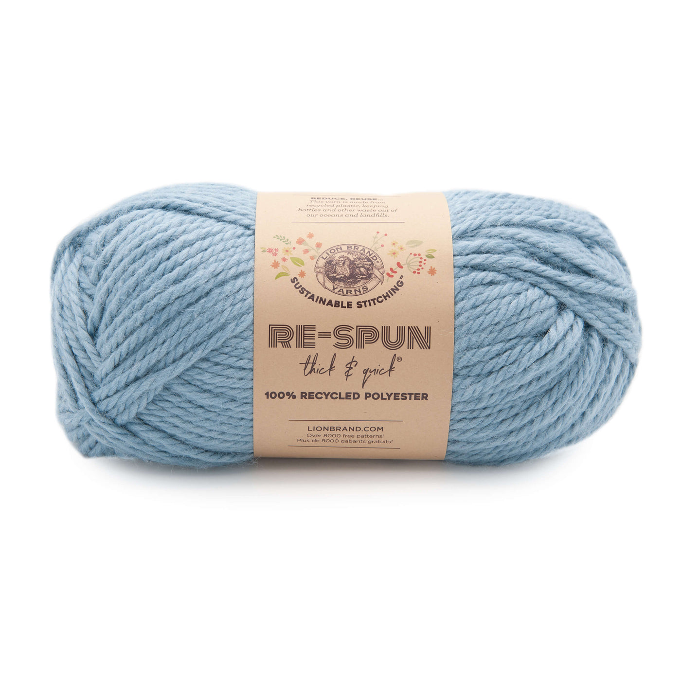 Lion Brand Re-Spun Thick & Quick® - 100% Recycled Polyester