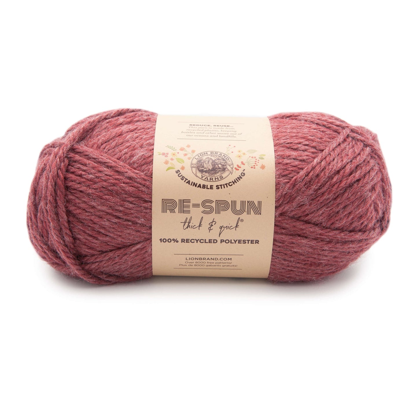 Lion Brand Re-Spun Thick & Quick® - 100% Recycled Polyester