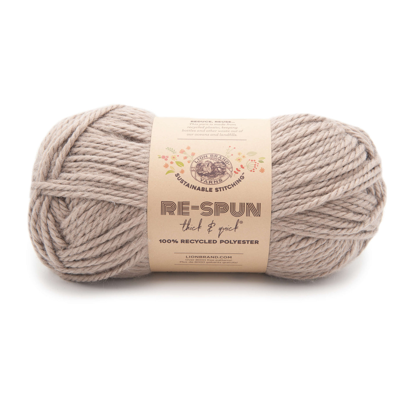 Lion Brand Re-Spun Thick & Quick® - 100% Recycled Polyester