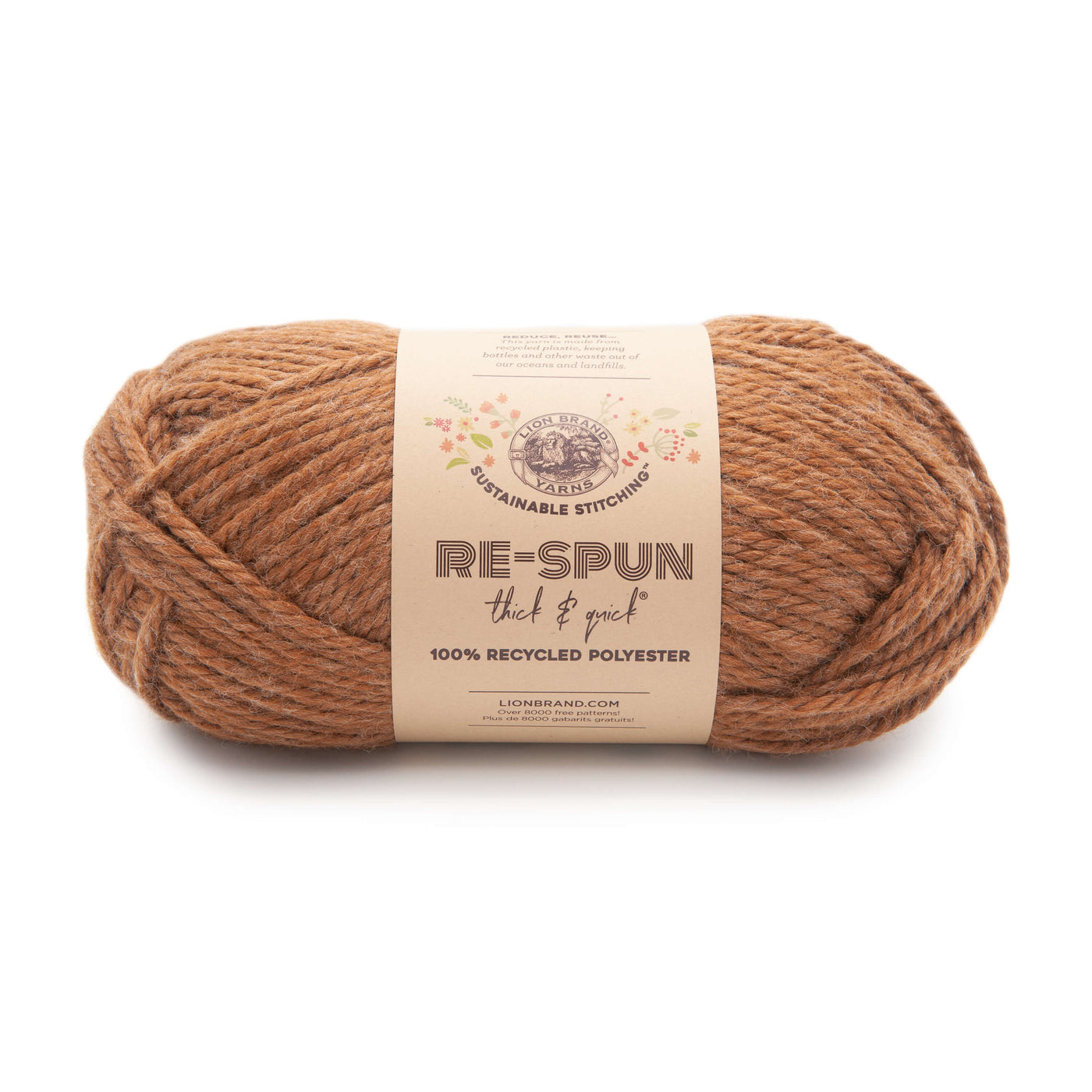 Lion Brand Re-Spun Thick & Quick® - 100% Recycled Polyester