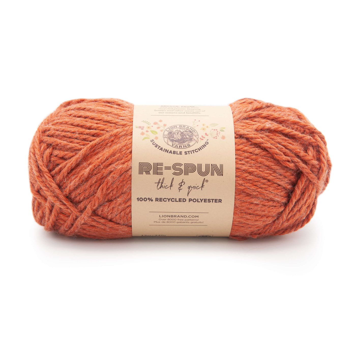 Lion Brand Re-Spun Thick & Quick® - 100% Recycled Polyester