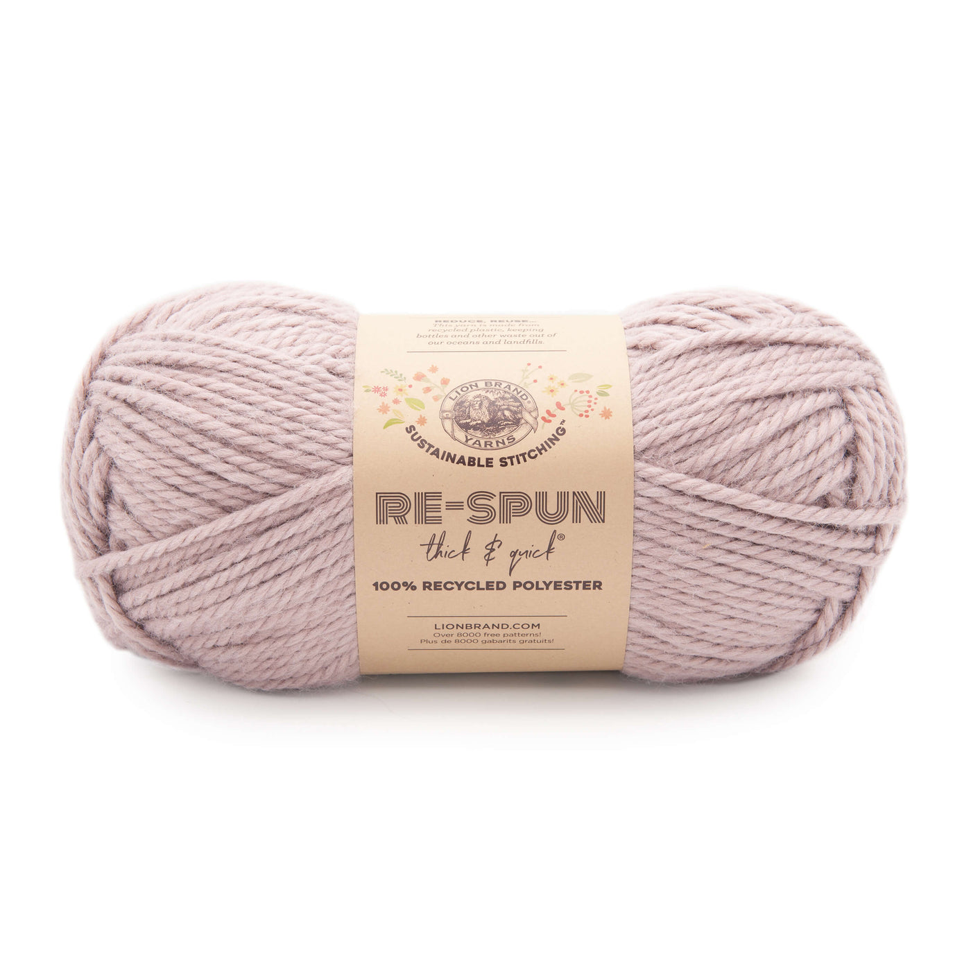 Lion Brand Re-Spun Thick & Quick® - 100% Recycled Polyester