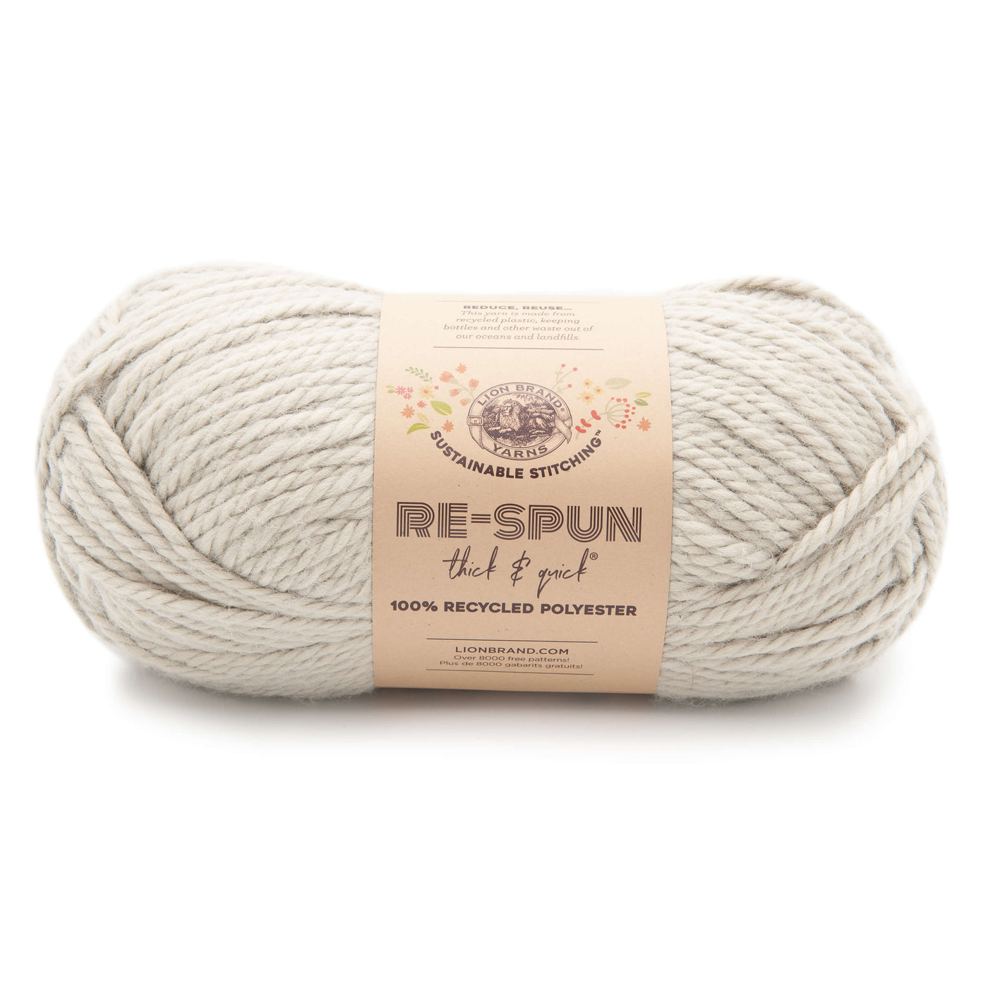 Lion Brand Re-Spun Thick & Quick® - 100% Recycled Polyester