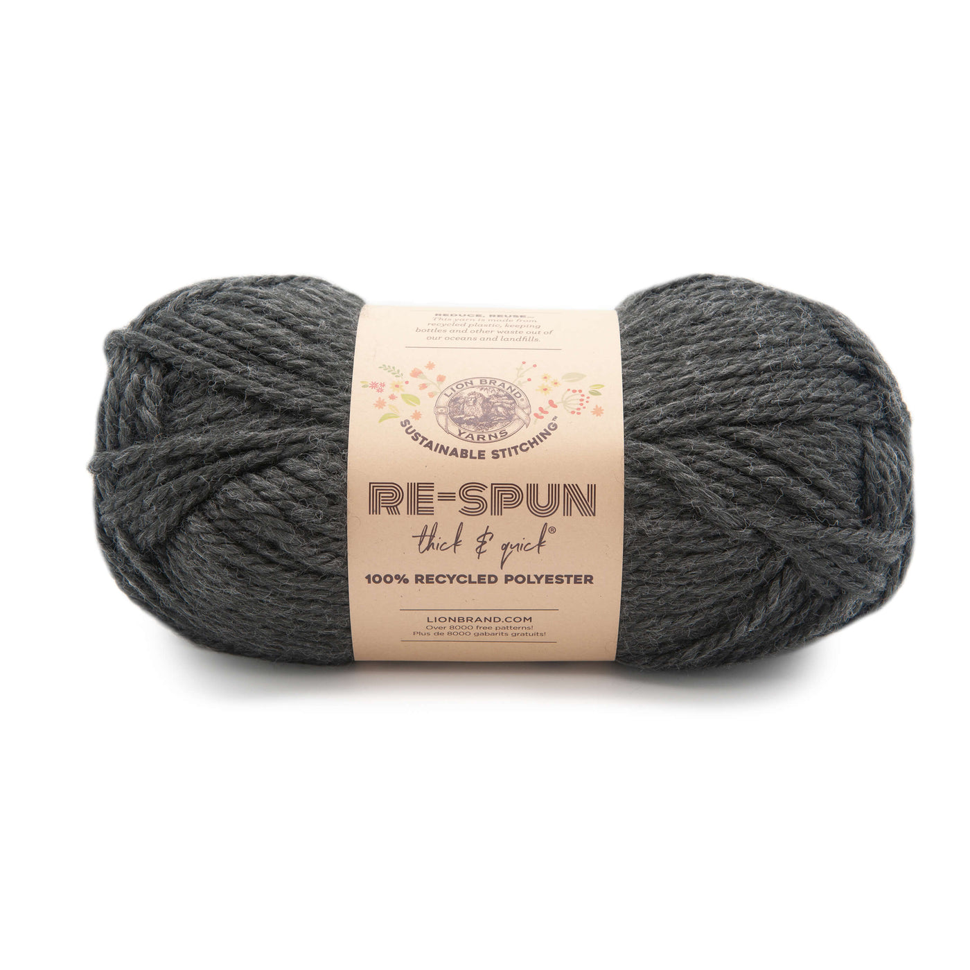 Lion Brand Re-Spun Thick & Quick® - 100% Recycled Polyester