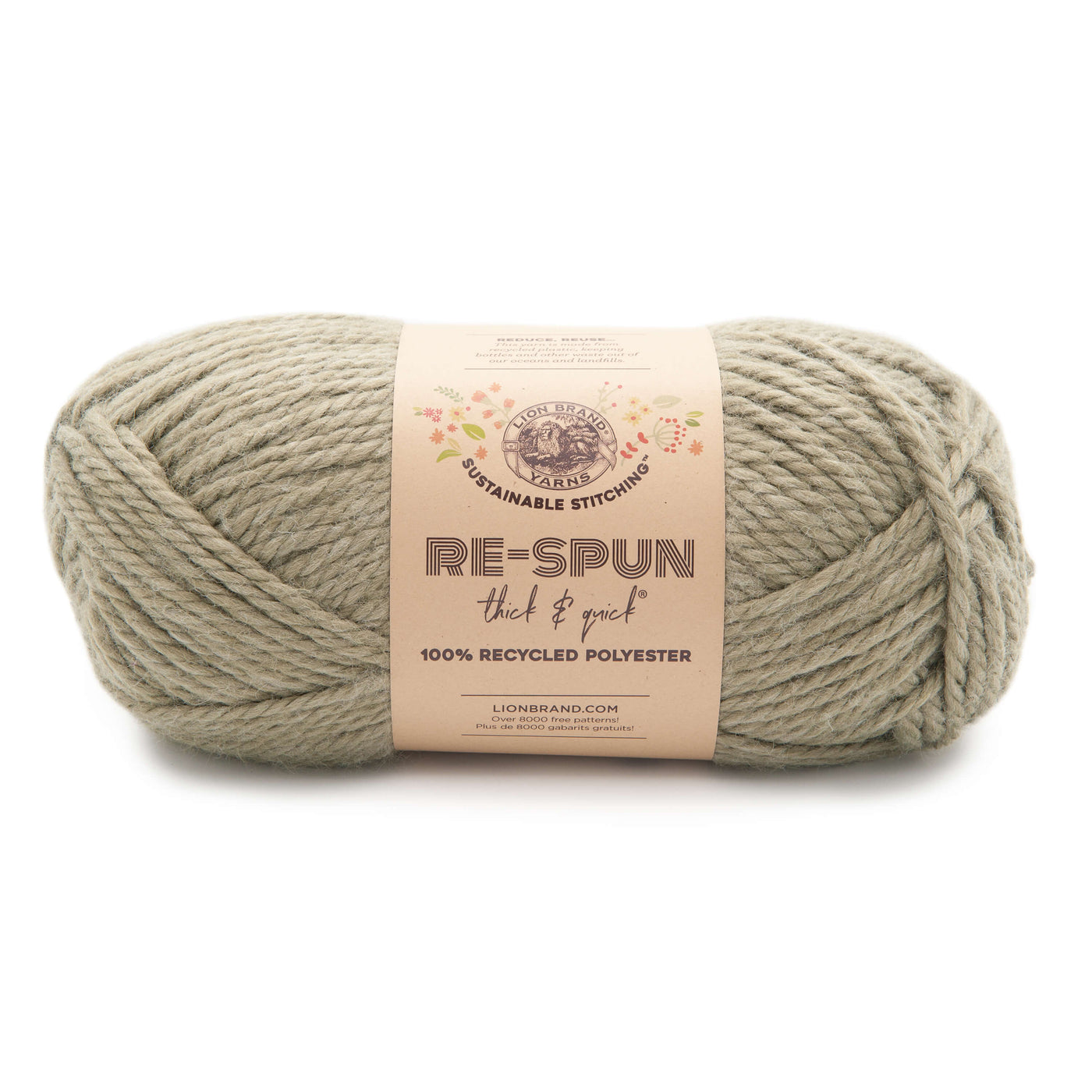 Lion Brand Re-Spun Thick & Quick® - 100% Recycled Polyester