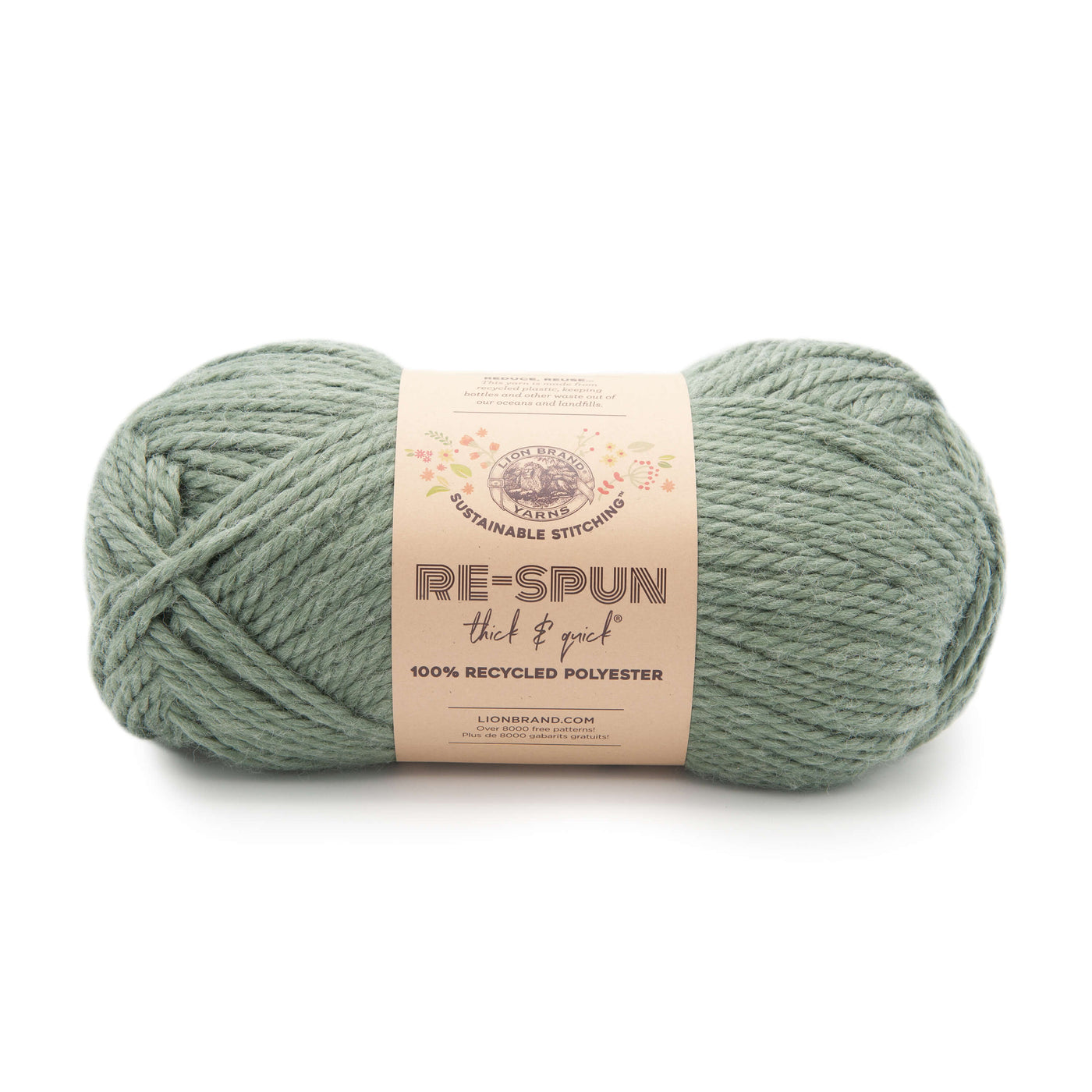 Lion Brand Re-Spun Thick & Quick® - 100% Recycled Polyester