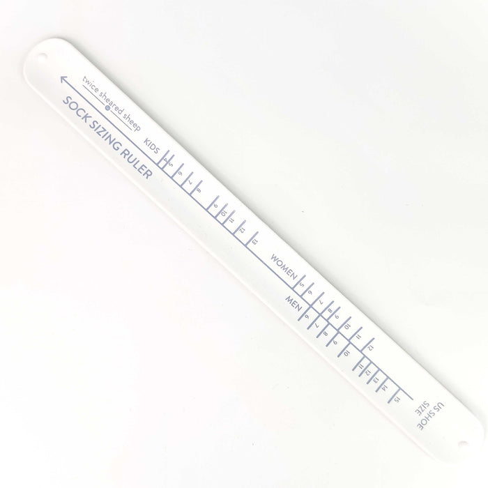 Sock Sizing Ruler - Sock Knitting Bracelet Ruler