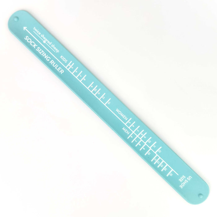 Sock Sizing Ruler - Sock Knitting Bracelet Ruler