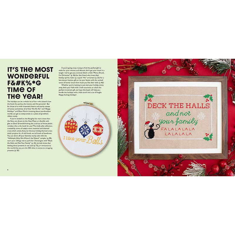 Festive As F*ck: Cross-Stitch for the Holidays!