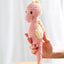 DIY Crochet Kit Seahorse Bubbles Eco Barbante Apricot