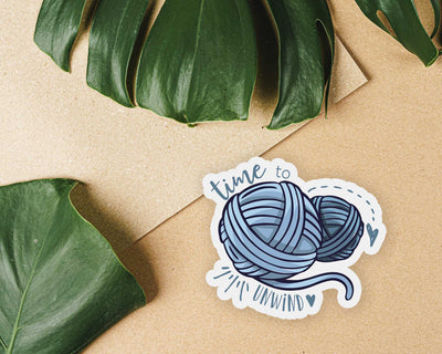 Time to Unwind Sticker