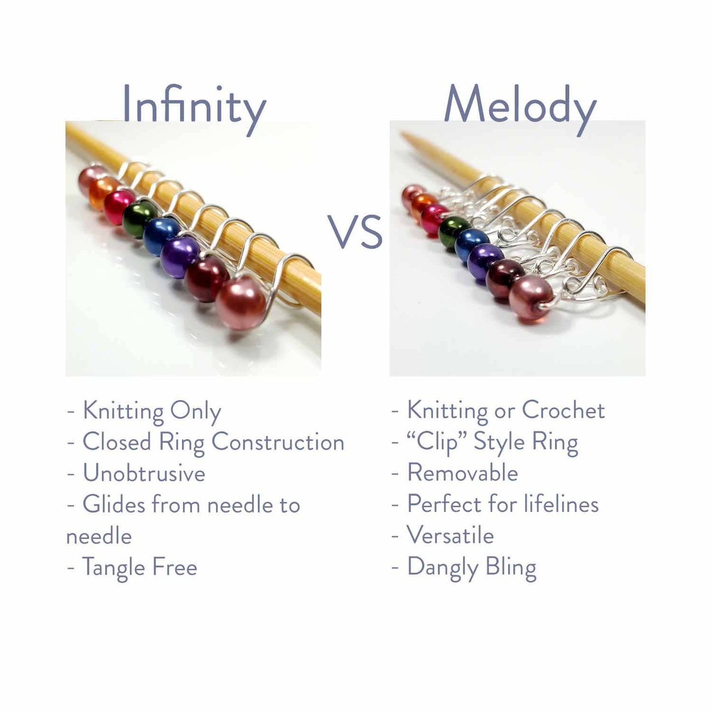 Fairy Lights Knitting or Crochet Stitch Markers